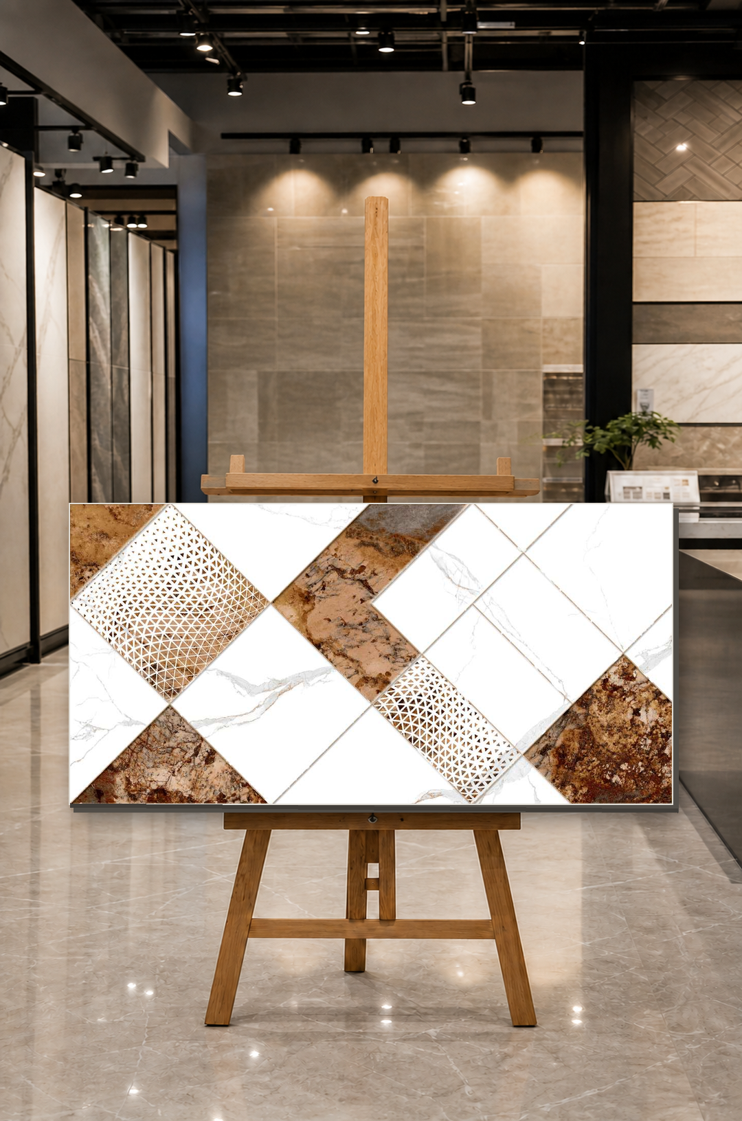 Classico Apodio Gạch ốp lát 400×800 Bóng — Classico Apodio