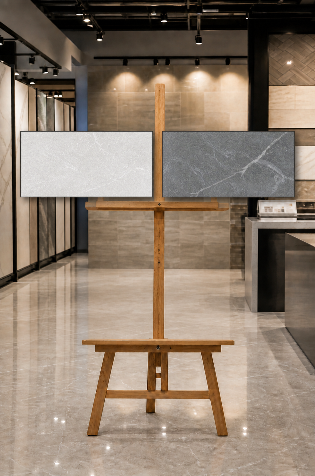 Grand Ceramics Vân đá Matt 300×600 Matt Topcoat — Grand Ceramics