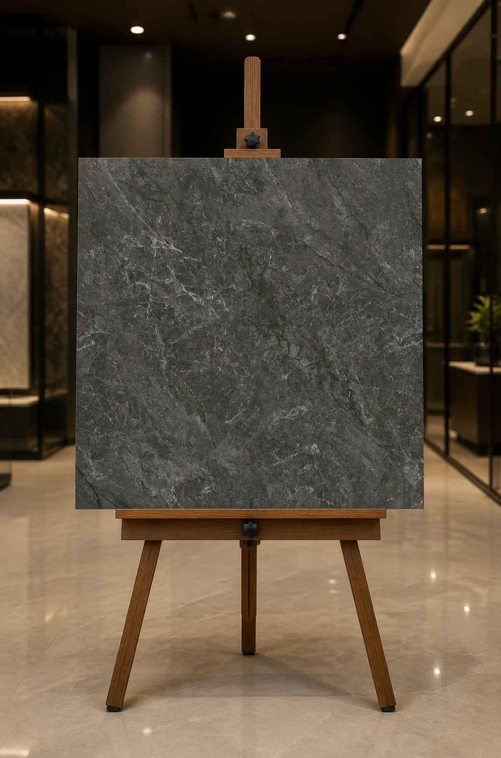 Grand Ceramics Vân đá Matt 600×600 Matt Topcoat — Grand Ceramics