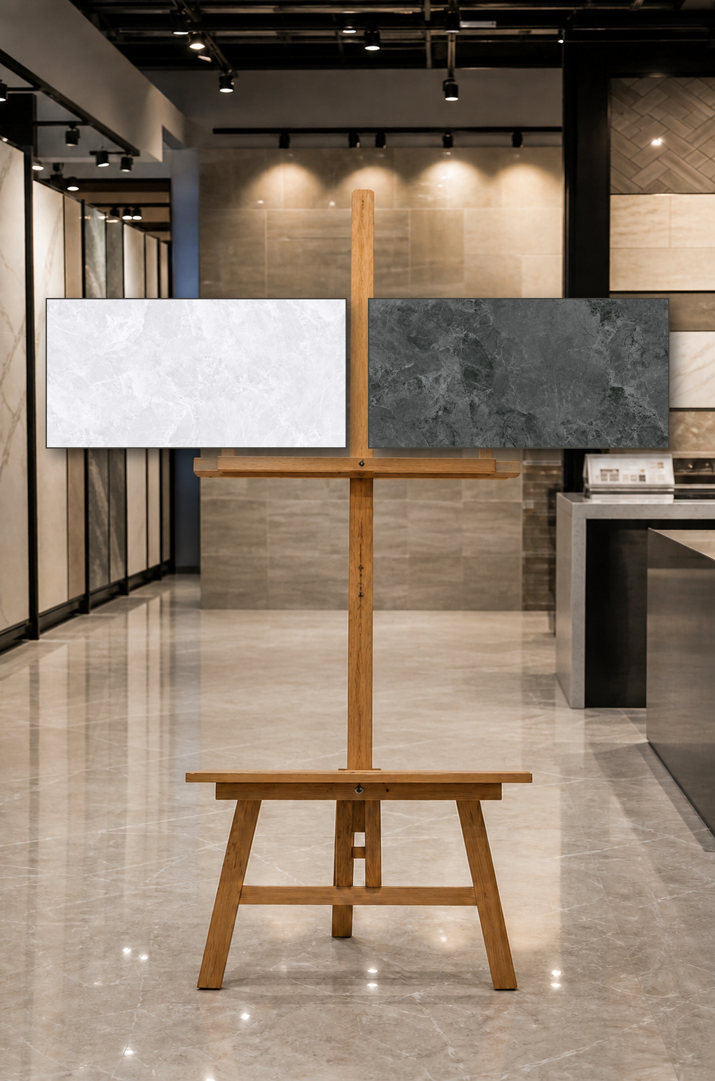 Grand Ceramics Vân đá Matt 400×800 Matt Topcoat — Grand Ceramics